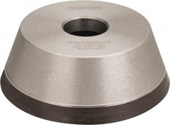 Norton - 5" Diam, 1-1/4" Hole Size, 1-3/4" Overall Thickness, 150 Grit, Type 11 Tool & Cutter Grinding Wheel - Very Fine Grade, Diamond, Resinoid Bond - Exact Tool & Supply