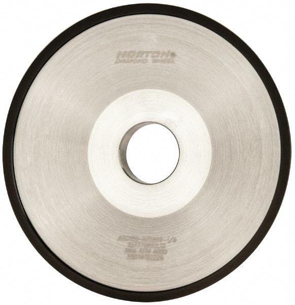 Norton - 6" Diam, 1-1/4" Hole Size, 1" Overall Thickness, 180 Grit, Type 12 Tool & Cutter Grinding Wheel - Very Fine Grade, Diamond, Resinoid Bond - Exact Tool & Supply