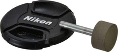 Norton - 1" Head Diam x 1/2" Head Thickness Diamond (Abrasive) Grinding Pin - 1/4" Shank Diam x 1-1/2" Shank Length, Fine Grade, 100 Grit - Exact Tool & Supply