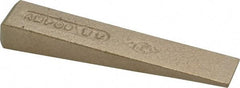 Ampco - 4" OAL Nonsparking Flange Wedge - 3/4" Wide x 1/2" High - Exact Tool & Supply