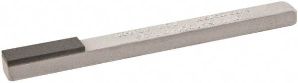 Norton - Very Fine, 1" Length of Cut, Single End Diamond Hone - 220 Grit, 3/8" Wide x 1/4" High x 4" OAL - Exact Tool & Supply