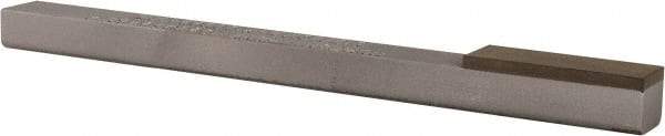 Norton - Coarse, 1" Length of Cut, Single End Diamond Hone - 10/20 Micron, 3/8" Wide x 1/4" High x 4" OAL - Exact Tool & Supply