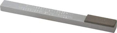 Norton - Very Fine, 1" Length of Cut, Single End Diamond Hone - 220 Grit, 3/8" Wide x 1/4" High x 4" OAL - Exact Tool & Supply