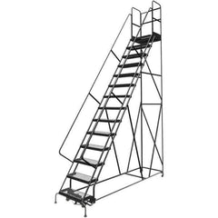 TRI-ARC - Rolling & Wall Mounted Ladders & Platforms Type: Rolling Warehouse Ladder Style: Rolling Platform Ladder - Exact Tool & Supply
