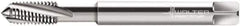 Walter-Prototyp - M4.5x0.75 Metric 3 Flute 6HX Modified Bottoming Spiral Flute Tap - Powdered Metal, Bright Finish, 70mm OAL, Right Hand Flute, Right Hand Thread, Series 20416 - Exact Tool & Supply