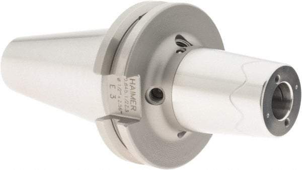HAIMER - 1/2" Hole Diam, CAT40 Taper Shank Shrink Fit Tool Holder & Adapter - 2.56" Projection, 1.04" Nose Diam, 1.85" Clamping Depth, 25,000 RPM, Through Coolant - Exact Tool & Supply