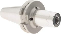 HAIMER - 1/2" Hole Diam, CAT40 Taper Shank Shrink Fit Tool Holder & Adapter - 2.56" Projection, 1.04" Nose Diam, 1.85" Clamping Depth, 25,000 RPM, Through Coolant - Exact Tool & Supply