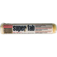 Wooster Brush - 3/8" Nap, 14" Wide Paint Roller - Medium Texture, Synthetic Knit - Exact Tool & Supply