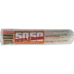 Wooster Brush - 1/2" Nap, 14" Wide Paint Roller - Semi-Rough Texture, Wool/Poly Blend - Exact Tool & Supply