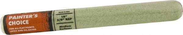Wooster Brush - 3/8" Nap, 18" Wide Paint Roller - Medium Texture, Synthetic Knit - Exact Tool & Supply