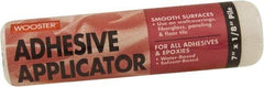 Wooster Brush - 1/8" Nap, 7" Wide Paint Roller - Smooth Texture, Woven - Exact Tool & Supply
