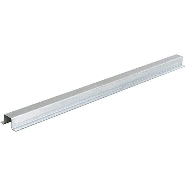 Steel King - 3" Wide, 1 High, Open Shelving Accessory/Component - Steel, Galvanized Finish, 36" Long, Use with Pallet Racks - Exact Tool & Supply