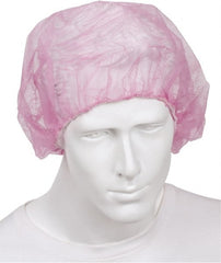PRO-SAFE - Pack of 100 Size 24, Bouffant Caps - Exact Tool & Supply