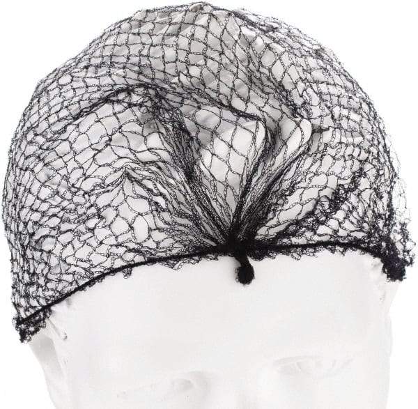 PRO-SAFE - Size 25, Hairnet - Black, Nylon - Exact Tool & Supply