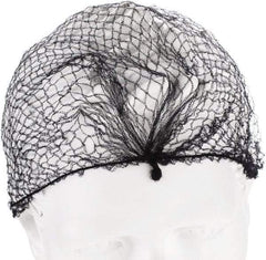 PRO-SAFE - Size 25, Hairnet - Black, Nylon - Exact Tool & Supply
