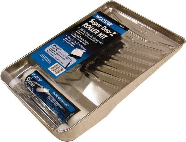 Wooster Brush - Trim Paint Roller Kit - Includes Paint Tray, Roller Cover & Frame - Exact Tool & Supply