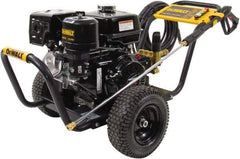 DeWALT - Gas, 11.7 hp, 4,200 psi, 4 GPM, Cold Water Pressure Washer - AAA Triplex, 50' x 3/8" Hose - Exact Tool & Supply