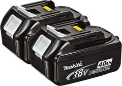 Makita - Power Tool Batteries Voltage: 18.00 Battery Chemistry: Lithium-Ion - Exact Tool & Supply