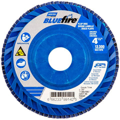 Norton - Flap Discs Abrasive Type: Coated Flap Disc Type: Type 27 - Exact Tool & Supply