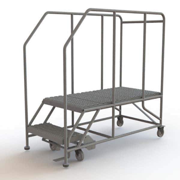 TRI-ARC - Rolling & Wall Mounted Ladders & Platforms Type: Rolling Work Platform Style: Steel Work Platform - Exact Tool & Supply