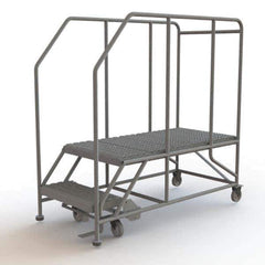TRI-ARC - Rolling & Wall Mounted Ladders & Platforms Type: Rolling Work Platform Style: Steel Work Platform - Exact Tool & Supply