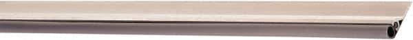 National Guard Products - 17' Long x 1" Wide, Head & Jamb Weatherstripping - 1-3/4" Door Thickness, Aluminum - Exact Tool & Supply