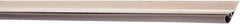National Guard Products - 17' Long x 1" Wide, Head & Jamb Weatherstripping - 1-3/4" Door Thickness, Aluminum - Exact Tool & Supply