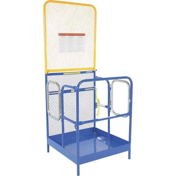 Vestil - 89" Platform - Forklift Work Platform, 1,000 Lb Capacity, 89-5/8" Platform Height, 36" Base Width x 48" Base Depth - Exact Tool & Supply