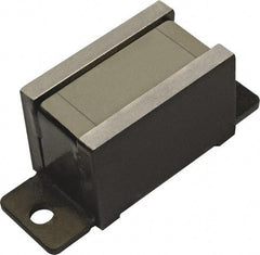 Mag-Mate - 120 Max Pull Force Lb, 3-1/4" Long x 1-1/4" Wide x 1-3/8" Thick, End Mount, Ceramic Fixture Magnet - 480°F Max Operating Temp, Grade 8 Ceramic, Steel Housing - Exact Tool & Supply