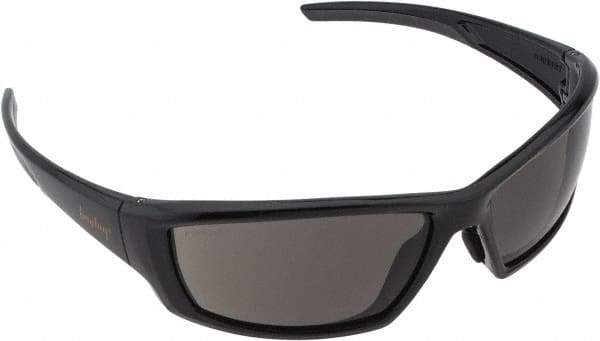 PRO-SAFE - Gray Lenses, Framed Safety Glasses - Anti-Fog, Scratch Resistant, Size Universal, Wrap Around - Exact Tool & Supply
