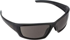 PRO-SAFE - Gray Lenses, Framed Safety Glasses - Anti-Fog, Scratch Resistant, Size Universal, Wrap Around - Exact Tool & Supply