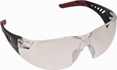 PRO-SAFE - Clear Lenses, Frameless Safety Glasses - Anti-Fog, Scratch Resistant, Size Universal, Wrap Around - Exact Tool & Supply