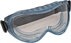 PRO-SAFE - Size Universal Clear Polycarbonate Anti-Fog & Scratch Resistant Safety Goggles - Exact Tool & Supply
