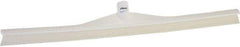 Vikan - 27.56" Rubber Blade Floor Squeegee - Single Edge, White, Plastic Holder - Exact Tool & Supply