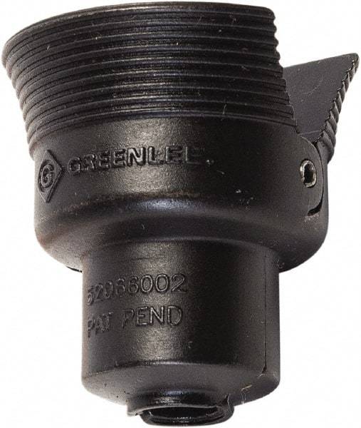 Greenlee - 1/2" Conduit Round Lock - 8" Hole Length x 1/2" Hole Width x 1/2" Hole Diam - Exact Tool & Supply