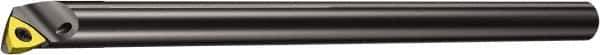 Sandvik Coromant - 0.3228" Min Bore Diam, 4" OAL, 1/4" Shank Diam, E..SWLPR/L-R Indexable Boring Bar - Screw-On Holding Method - Exact Tool & Supply