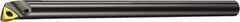 Sandvik Coromant - 0.3228" Min Bore Diam, 4" OAL, 1/4" Shank Diam, E..SWLPR/L-R Indexable Boring Bar - Screw-On Holding Method - Exact Tool & Supply