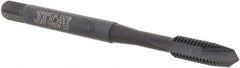 Kennametal - #10-32, 2 Flute, Oxide Finish, Vanadium High Speed Steel Spiral Point Tap - Plug Chamfer, Right Hand Thread, 2-3/8" OAL, 12.7mm Thread Length, 4.93mm Shank Diam, Series GOtap - Exact Tool & Supply