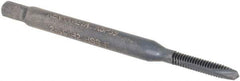 Kennametal - #2-56, 2 Flute, Oxide Finish, Vanadium High Speed Steel Spiral Point Tap - Plug Chamfer, Right Hand Thread, 1-3/4" OAL, 10mm Thread Length, 3.58mm Shank Diam, 2B Class of Fit, Series GOtap - Exact Tool & Supply