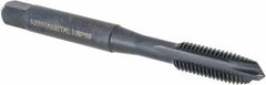 Kennametal - 1/4-28, 3 Flute, Oxide Finish, Vanadium High Speed Steel Spiral Point Tap - Plug Chamfer, Right Hand Thread, 2-1/2" OAL, 16mm Thread Length, 6.48mm Shank Diam, 3B Class of Fit, Series GOtap - Exact Tool & Supply