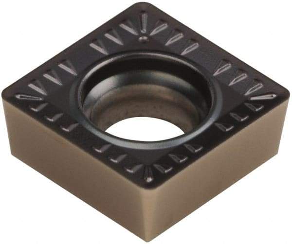 Walter - SCMT32.52 PM5 Grade WSM20 Carbide Turning Insert - 90° Square, 3/8" Inscr Circle, 5/32" Thick, 1/32" Corner Radius - Exact Tool & Supply