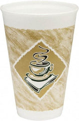 DART - Dart Sip-Thru Lids for 16 oz. Hot/Cold Foam Cups, White - Use with 16 oz. Hot/Cold Foam Cups - Exact Tool & Supply