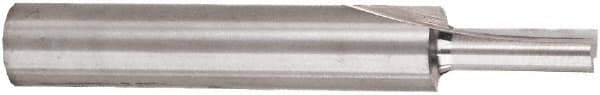 Freud - 3/8" Diam, 1/4" Shank Diam, 3/8" Length of Cut, 2 Flute Double Edge Straight Router Bit - 1-3/4" Overall Length, Solid Carbide - Exact Tool & Supply