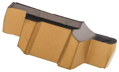 Iscar - 157079GIPI X Grade IC808, 1.57mm Cutting Width Carbide Grooving Insert - 2.8mm Max Depth of Cut, Left Hand, 0.79mm Corner Radius, TiAlN Finish - Exact Tool & Supply