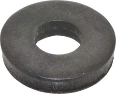 Gibraltar - 5/16" Screw, Steel Standard Flat Washer - 11/32" ID x 53/64" OD, 3/16" Thick, Black Oxide Finish - Exact Tool & Supply