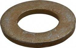 Gibraltar - 1-1/4" Screw, Alloy Steel Structural Flat Washer - 1-3/8" ID x 2-1/2" OD, 1/4" Thick, Zinc Yellow Dichromate Finish - Exact Tool & Supply