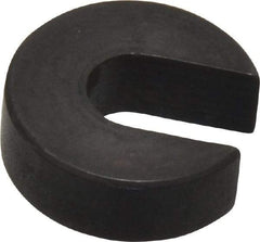 Gibraltar - 1/4" Bolt, 1/4" Thick, Black Oxide Finish, Case Hardened Steel C Washer - Grade 12L14, 9/32" Inside & 3/4" OD - Exact Tool & Supply
