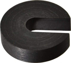 Gibraltar - 1/4" Bolt, 1/4" Thick, Black Oxide Finish, Case Hardened Steel C Washer - Grade 12L14, 9/32" Inside & 1" OD - Exact Tool & Supply