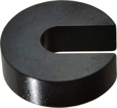 Gibraltar - 5/16 or 3/8" Bolt, 3/8" Thick, Black Oxide Finish, Case Hardened Steel C Washer - Grade 12L14, 13/32" Inside & 1-1/4" OD - Exact Tool & Supply