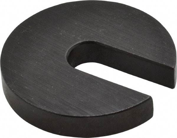 Gibraltar - 7/16 or 1/2" Bolt, 3/8" Thick, Black Oxide Finish, Case Hardened Steel C Washer - Grade 12L14, 17/32" Inside & 2-1/4" OD - Exact Tool & Supply